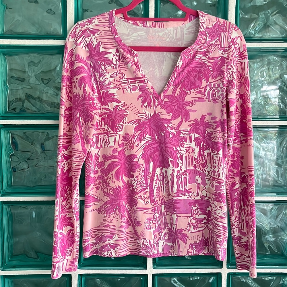 Lilly Pulitzer Kayleigh Rule Breakers Long Sleeve Tee